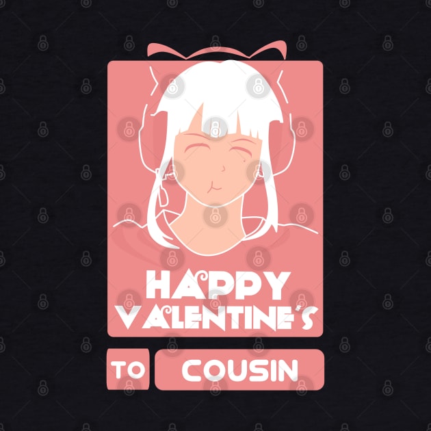 Gilrs in Happy Valentines Day to Cousin by AchioSHan